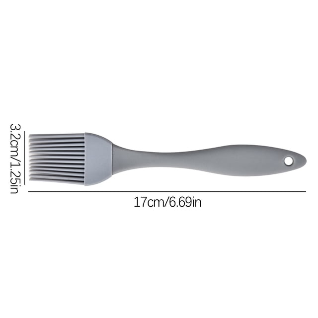 Oil Brush for Cooking, Split Type Silicone Basting Kitchen Brush for Cooking Barbecue and Baking with Heat Resistant Handle