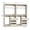 White Oak, variant on Homieasy 72''W x 16''D x 80''H Closet Organizer System 2-Piece Set, Heavy Duty Closet System with 6 Drawers, 4 Hanging Rods & Shelves for Closet/Bedroom/Apartment, White