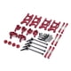 thumbnail image 2 of Vogacara Brazo oscilante delantero y trasero de Metal, modelo de oruga, juego de copa de dirección de camión, piezas de repuesto de modificación para Kits de construcción modelo Rojo Vogacara FN010454-01, 2 of 6