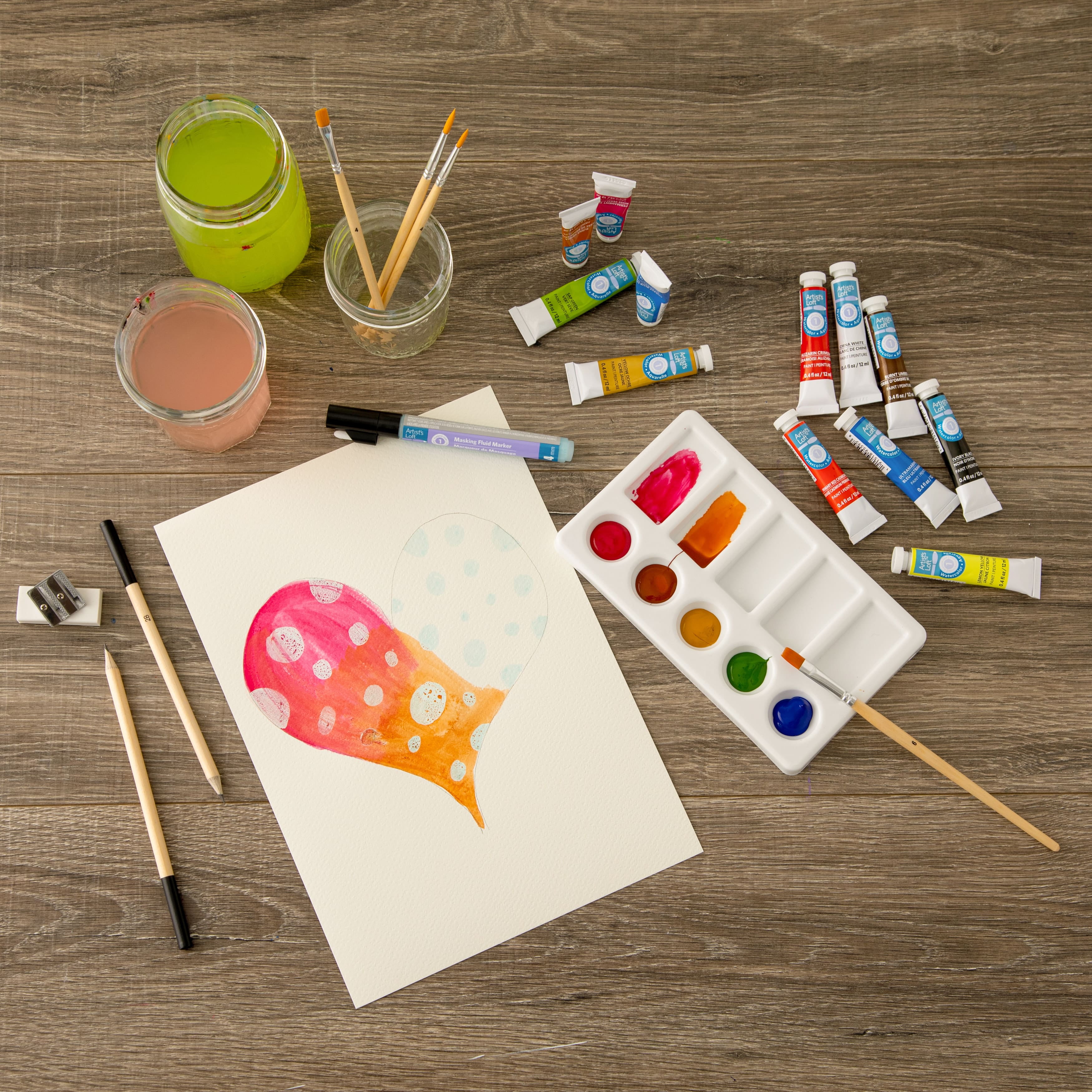 Artist's Loft Level 1 Complete Watercolor Painting Set