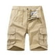 thumbnail image 2 of Pantalones cargo informales para hombre. Pantalones cortos versátiles para el verano. Cómodos y holgados. Lavables a máquina., 2 of 8
