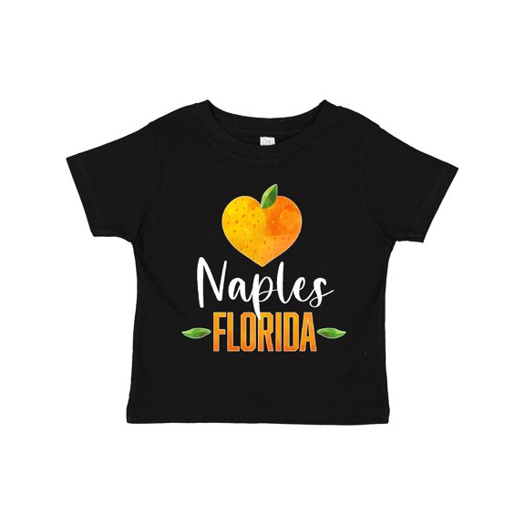 Inktastic Naples Florida Orange in Heart Boys or Girls Toddler T-Shirt
