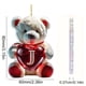 thumbnail image 4 of Letra Acrílica J Adornos Oso Corazón Peluche para Navidad, 4 of 9