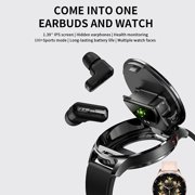 Rainbuvvy T97 Smartwatch, 1.39 inches, Built-in Bluetooth Headphones, 100 Sports Modes, for iOS/Android Sports Watches