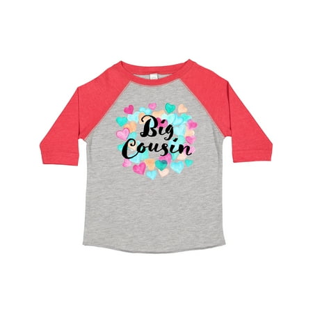 

Inktastic Big Cousin Hearts Gift Toddler Boy or Toddler Girl T-Shirt