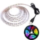 thumbnail image 1 of Tira de luces LED para decoración del hogar, cinta de iluminación de fondo de TV, lámpara de 1- 5m, CC, 5V, USB, Blanco cálido, 2835, 1 of 4