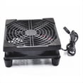 thumbnail image 2 of Ventilador de 120 mm para Router, Ventilador de Refrigeración para PC, Refrigerador TV Inalámbrico, Silencioso, Alimentación CC de 5 V, USB, 12 cm, con Tornillos y Red Protectora., 2 of 5