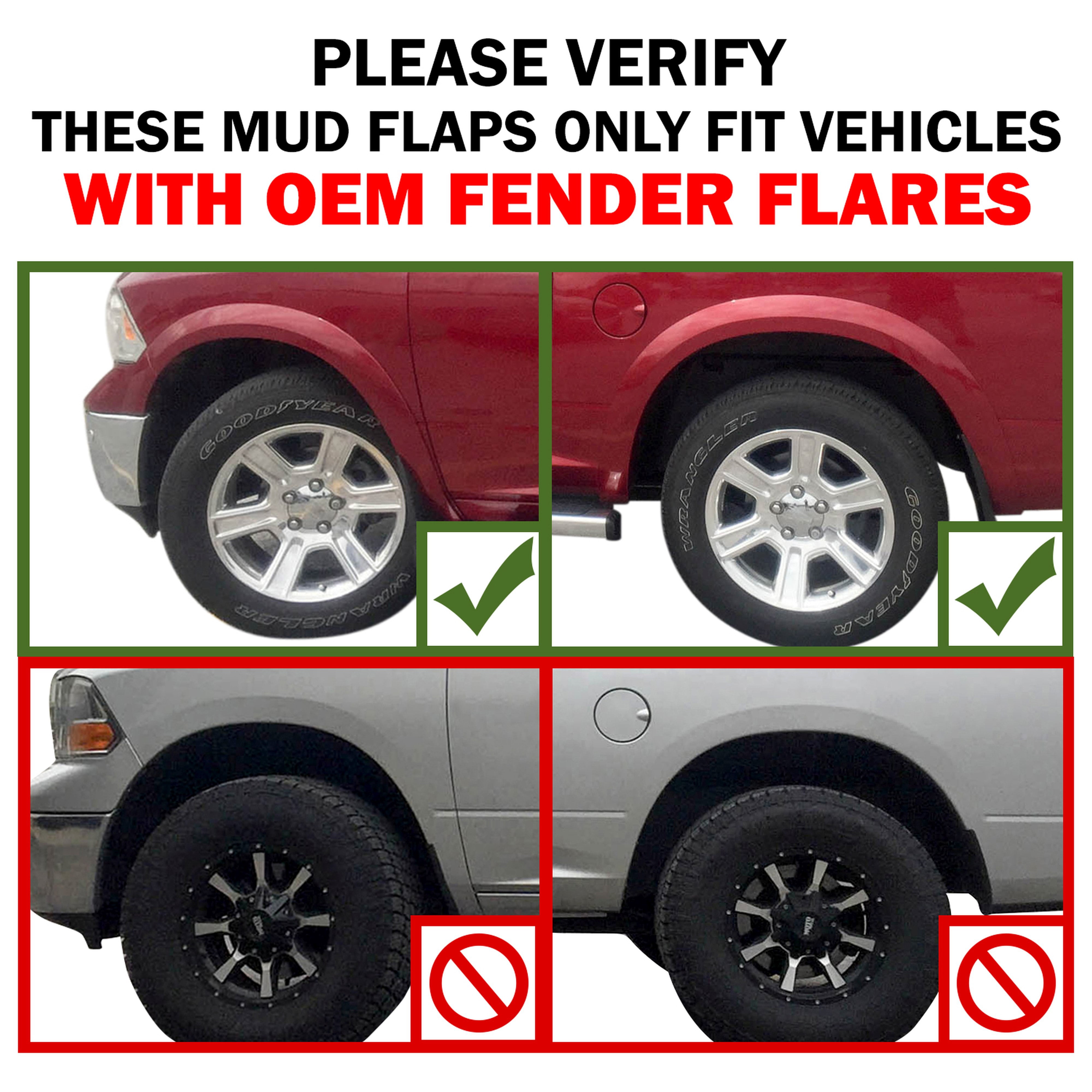 2020 ram 2500 mud flaps with fender flares