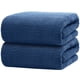 thumbnail image 1 of Toallas de baño HOMEXCEL Paquete de 2 Microfibra Ultra Suaves Azul 70x140 cm, 1 of 8