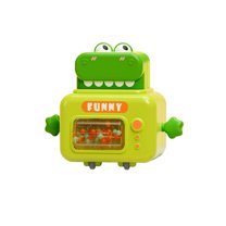 Meggemo Gift Animal-Print Press & Go Toy Car - Interactive Bead Features to Encourage Movement, Lightweight & Portable for Indoor & Outdoor Play