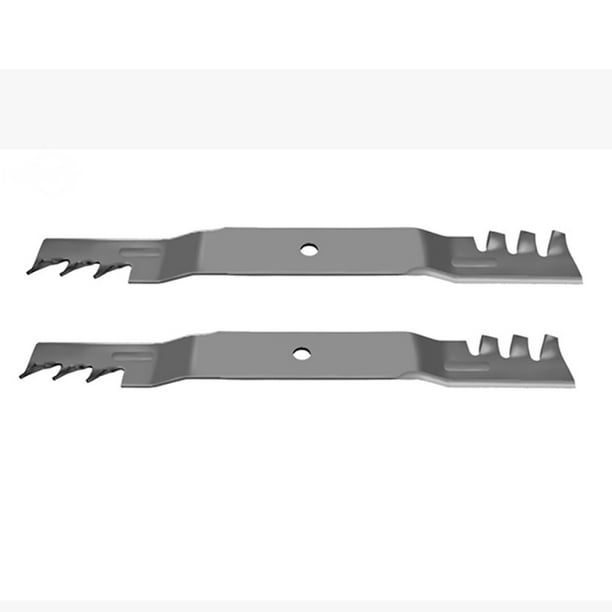 (2) Toothed Mulching Mower Blades Fits Toro Timecutter SS4216 SS4235