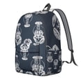 thumbnail image 5 of Crustacean Seafood Marine Ocean Travel Backpack – Lightweight Student Backpack with Nautical Beach Design, Comfortable Carrying, and Anti-theft Features for Daily Use and Short Trips, 5 of 5