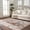 Blue, Light Rose / Bindi, variant on Hauteloom Bindi Living Room, Bedroom Area Rug - Oriental Bohemian Vintage Carpet - Red, Cream, Blue, Brown - 2' x 3'
