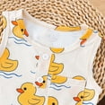 thumbnail image 5 of TOWED22 Toddler Baby Boy Summer Clothes 2pcs Outfits Sleeveless Top Tee + Graphic Drawstring Shorts Breathable Set(White,18-24 M), 5 of 7