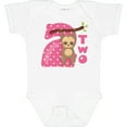 thumbnail image 3 of Inktastic Pink Sloth 2nd Birthday Girls Baby Bodysuit, 3 of 5