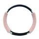 thumbnail image 1 of Funda protectora para volante de coche, cálida, inodora y antideslizante para invierno, color rosa. Rosado, 1 of 7