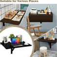 Folding Table Desks Wall Mounted Table Fold Down for Small Spaces
