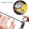 thumbnail image 4 of JUNWELL Casewin 15” Meat Thermometer for Cooking Instant Read Long Waterproof Stainless Steel Kitchen Thermometer for Deep Frying Candy Turkey BBQ Grill, 4 of 7