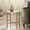 Brass/Clear, variant on Safavieh Couture Tauri Modern Metal and Tempered Glass Round End Table, Brass/Clear