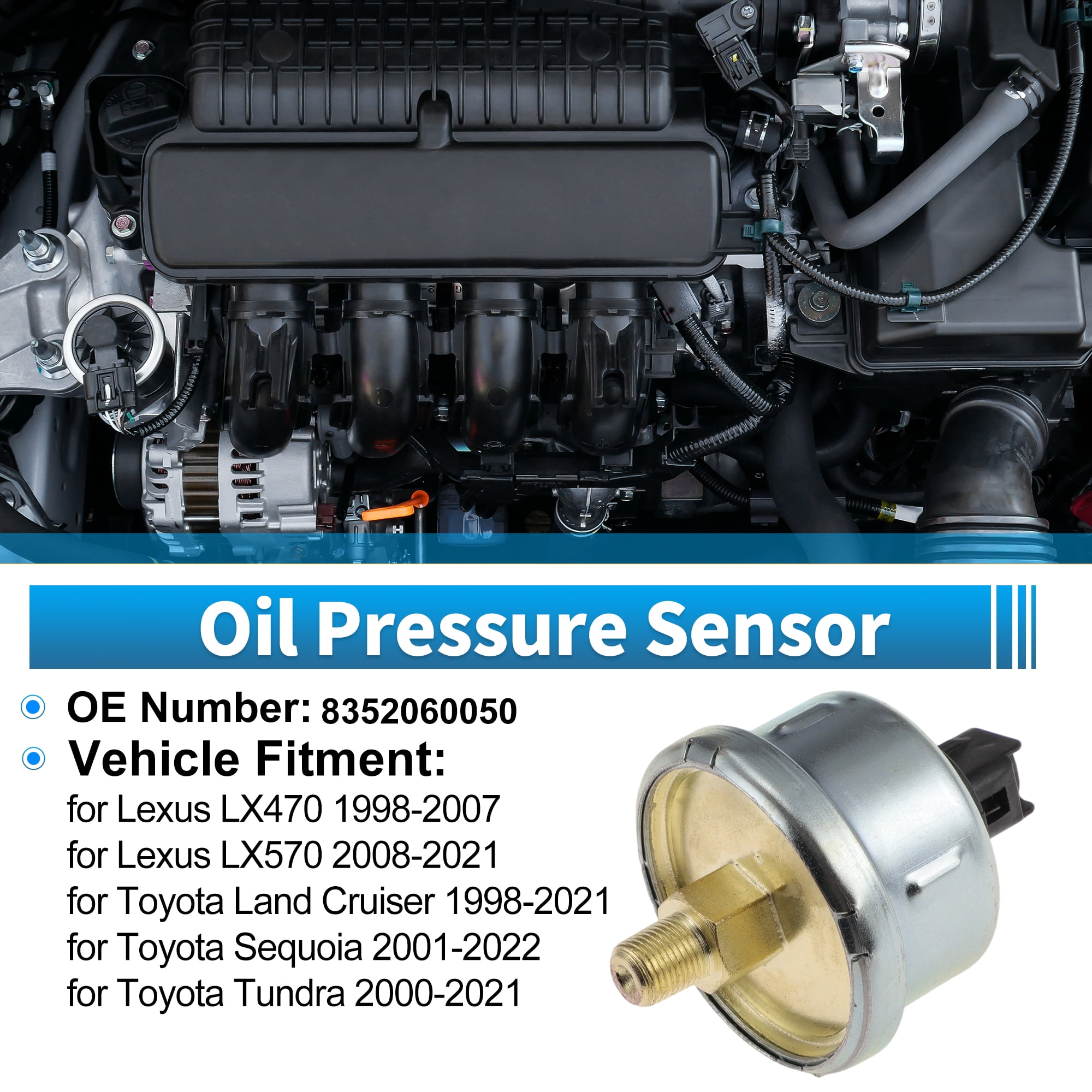 Unique Bargains 1 pcs No.8352060050 Engine Oil Pressure Sensor for Lexus LX470 1998-2007