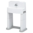thumbnail image 4 of Delta Children Perfect Size 3-in-1 Convertible Sink, Step Stool and Bath Toy for Kids, White/Grey, 4 of 14