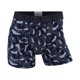 thumbnail image 3 of CR7 Calzoncillos hombre, pack de 4 - camuflaje, calzoncillos, algodón elástico, logo en cintura Azul/Gris S (Small), 3 of 7