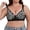 Bras 198#Black, variant on WAYUTE Women's Bras Front Buttoned Backless Comfortable Bra with Adjustable Shoulder Straps and Large Cup Design Seamless Bra