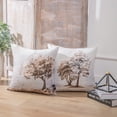 thumbnail image 6 of Phantoscope Season Series Decorative Throw Pillows, Winter Coffee Tree, 18" x 18", set of 4, 6 of 6