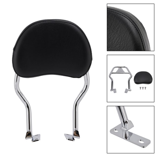 Dossier Passager Sissy Bar pour Sidecar Royal Alloy GP250 2023- Chrome