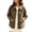 #054-Coffee, variant on Women's Faux Suede Lightweight Cropped Jacket Button Down Lapel Collar Fall Shacket with Patch Pocket