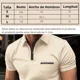 thumbnail image 3 of Playera Tipo Polo Corta De Moda Casual De Altacalidad Hombre, 3 of 4