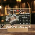 thumbnail image 3 of Customized Photo Frame with Night Light Acrylic Plate DIY Craft for Valentine Anniversary Couples Girlfriend Lost Day Memory Keepsake, 3 of 7
