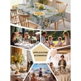 thumbnail image 5 of Yellow Rose Table Cloth, Vintage Country Botanical Floral Vines Waterproof Tablecloth for Rectangle Tables, Reusable Washable Fabric Table Cover for Restaurant Kitchen Dining Tables 60"x102", 5 of 6