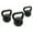 Black, variant on CAP Barbell 30lb Vinyl Kettlebell Set (5, 10, 15 lbs), Black