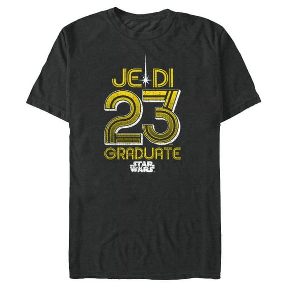 Star Wars Class of 2023 Graduation Jedi Graduate 23 - Short Sleeve Blended T-Shirt for Adults - Customized-Dark Heather