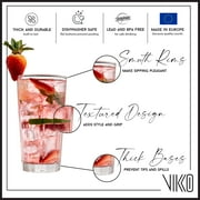 Madison - 11 Ounce Drinking Glasses | For Water, Juice, Soda, etc. Thick and Durable Glass Dishwasher Safe Set of 6 Large Clear Glass Tumblers 3 x 5.8