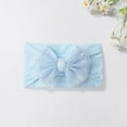 thumbnail image 2 of Krdevn Baby Bow Headband - Soft Elastic Hair Band with Mesh Bow for and Toddlers,0-36 Months, 2 of 3