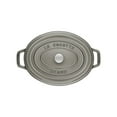 thumbnail image 5 of Staub Cast Iron 1-qt Oval Cocotte - Graphite Grey, 5 of 6