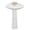 White, variant on Renovator's Supply 26" Sheffield Deluxe Corner Bathroom Pedestal Sink, White