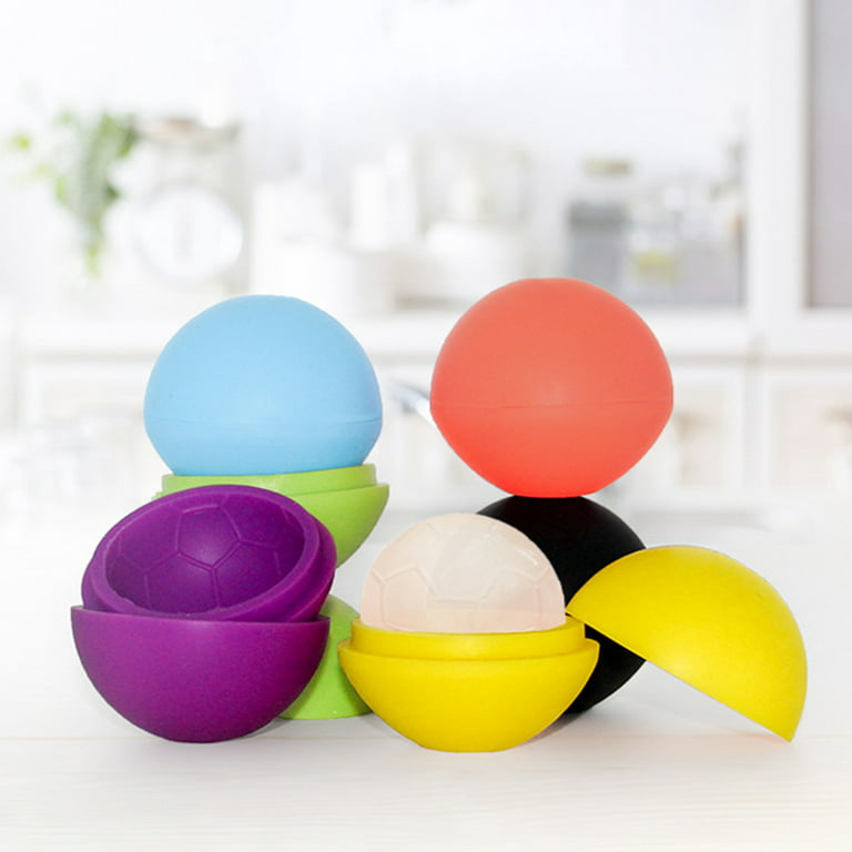Yesbay Ice Ball Mold Sphere Shape Quick Release Silica Gel