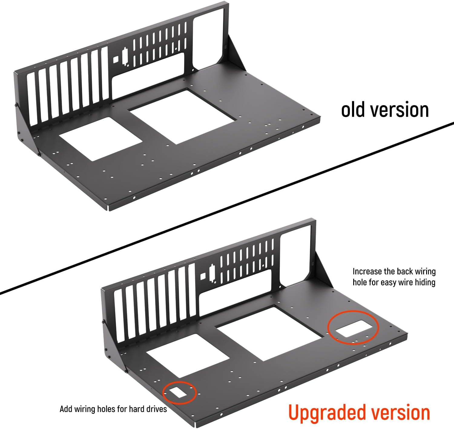Open Air PC Case, PC Test Bench PC Case, ATX Open Frame Computer Case, DIY PC Rack for ATX MATX ITX Motherboards