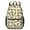 Tractors Cream Pattern, variant on Tractor and Tractors Brown Pattern 17" School Backpacks for Teens,Waterproof Oxford Fabric,S-Shape Padded Straps for School,Travel,Hiking,Camping