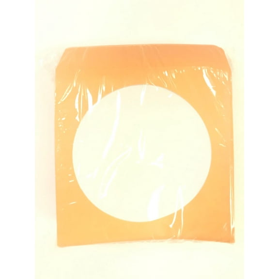 Sales! New 100pcs CD ORANGE PAPER SLEEVE With Window, JS203, Free Shipping