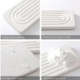 thumbnail image 6 of CoudarTitie Faucet Mat for Kitchen Sink Guard Fast Drying Diatomite Drain Pad Water Catcher White 40x10cm, 6 of 9