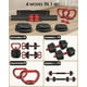 thumbnail image 5 of Juego de mancuernas UNNMIIY, ajustable, 4 en 1, 10 a 90 libras, 5 of 9