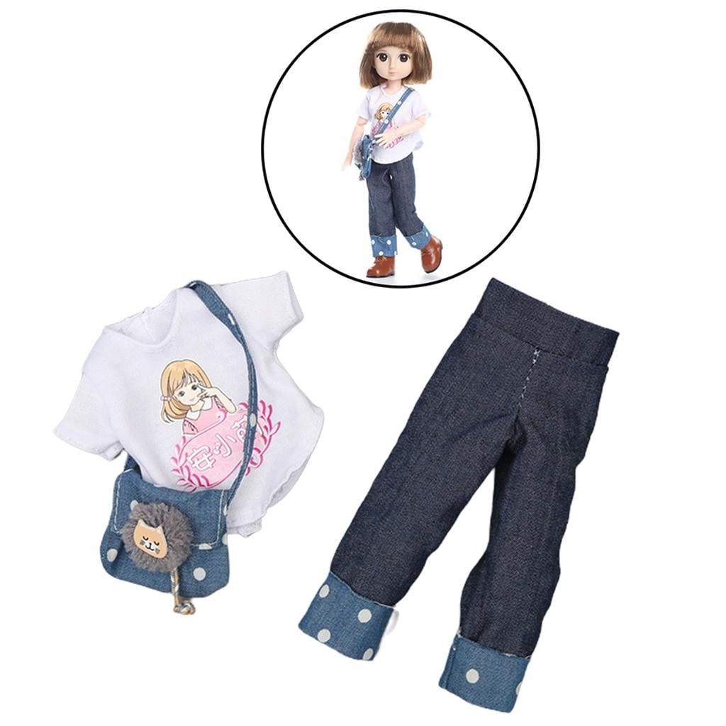 Kindermode Casual Wear Puppenkleidung für 30cm 12" bis 36cm 14" BJD Puppen 
