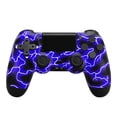 thumbnail image 1 of Controlador inalámbrico compatible con PS4, control remoto compatible con Playstation 4/PS4 Slim/PS4 Pro/Windows PC, color púrpura, 1 of 9