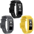 thumbnail image 1 of 3 piezas de bandas compatibles con Fitbit Ace 2 para silicona suave y colorida para niños oso de fresa Hogar, 1 of 2