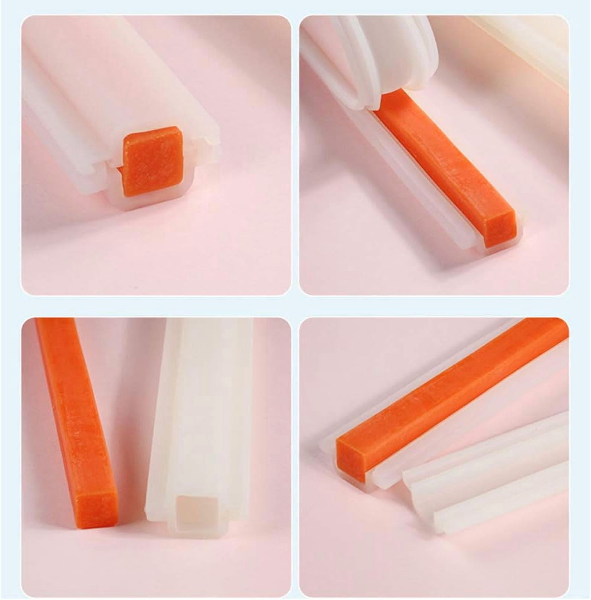 Heart Tube Column Silicone Soap Mold Embed Soap Making Supplies Tool Heart Shape Candle Mold Set Soap Mould