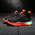 thumbnail image 2 of Fjofpr Shoes for Girls Sneakers for Girls Sneakers for Boys Light Up Toddler Girl Shoes Light Up Children Kids Baby Girls Boys Letter Mesh Led Luminous Sport Run Sneakers Shoes, 2 of 8